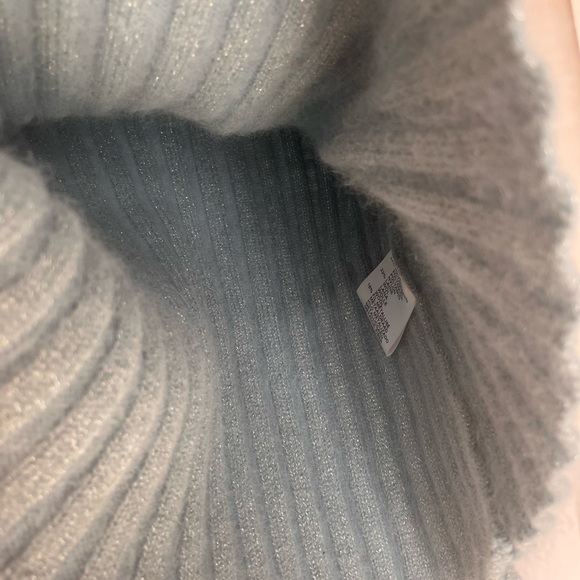 Un Deux Trois, size 36/38, blue, wool, angora, sweater, half sleeves - Picture 12 of 14